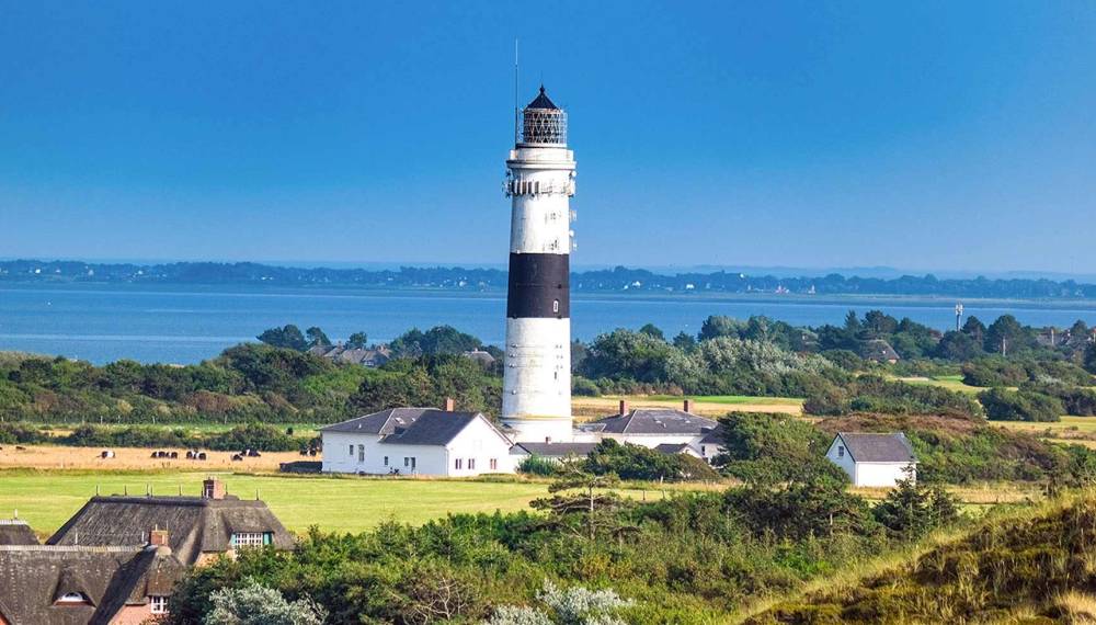 Kampener Leuchtturm als eines der Wahrzeichen auf Sylt.